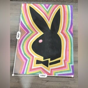 Colorful Bunny Wall Art